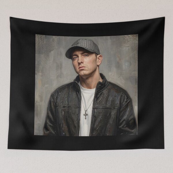 Item preview, Eminem oil painting  designed and sold by Superkent.