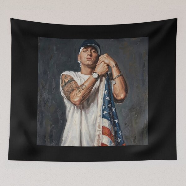 Item preview, Eminem oil Painting  designed and sold by Superkent.