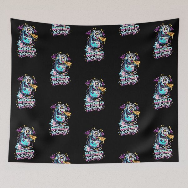 Item preview, Wired Wrong Retro Gamer Pizza Monster designed and sold by DWBROODLE.