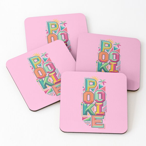 Item preview, Pookie — Vibrant Geometric Typography designed and sold by 89BLACK.