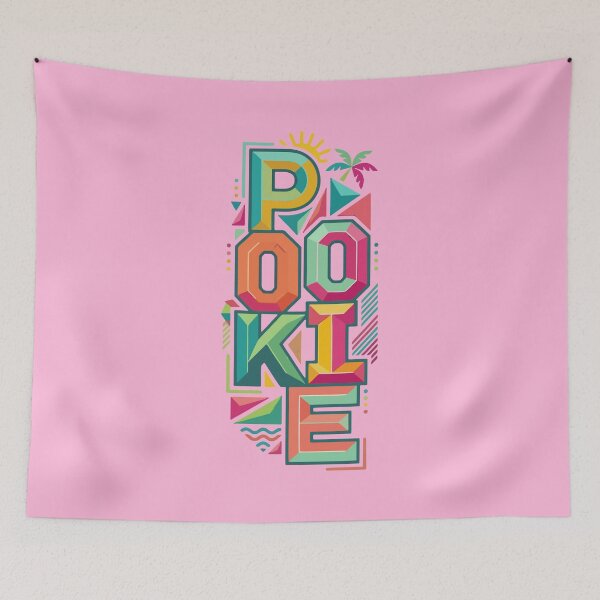 Item preview, Pookie — Vibrant Geometric Typography designed and sold by 89BLACK.