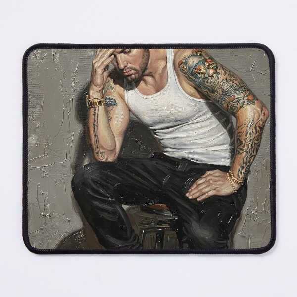 Item preview, Eminem oil painting  designed and sold by Superkent.