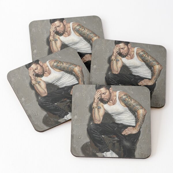Item preview, Eminem oil painting  designed and sold by Superkent.