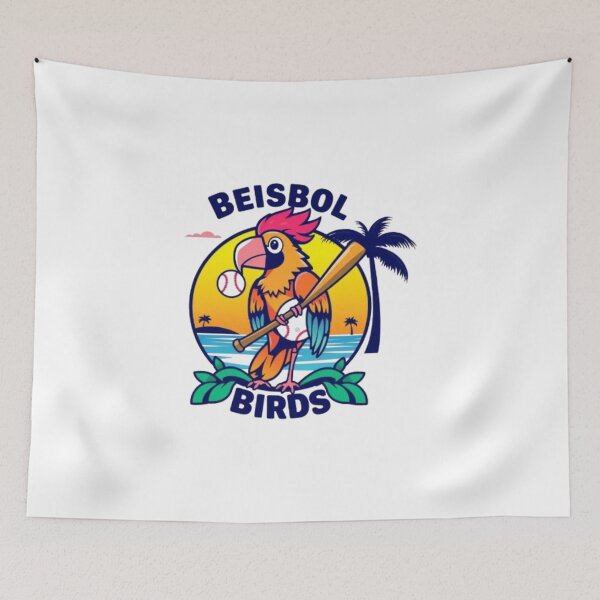Item preview, Beisbol Birds Cute Cartoon Logo designed and sold by MystiColo.
