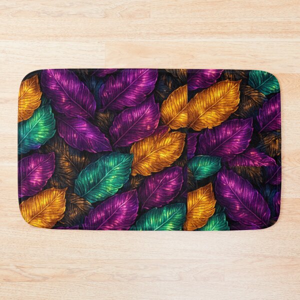 Item preview, Magical Feather Pattern – Vibrant Tropical Colors designed and sold by KI-Kunstwerk.