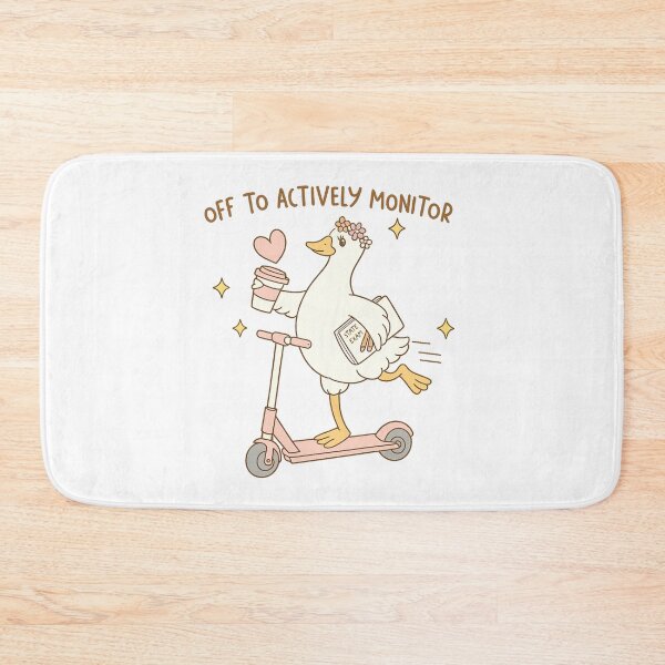 Item preview, Off to Actively Monitor Teacher Testing Day Goose designed and sold by MdEchoSTS.