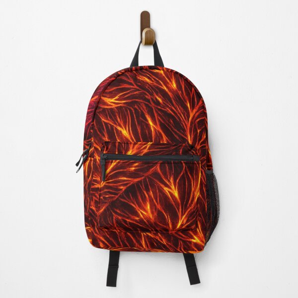 Item preview, Glowing Fire Feathers – Abstract Flame Pattern designed and sold by KI-Kunstwerk.