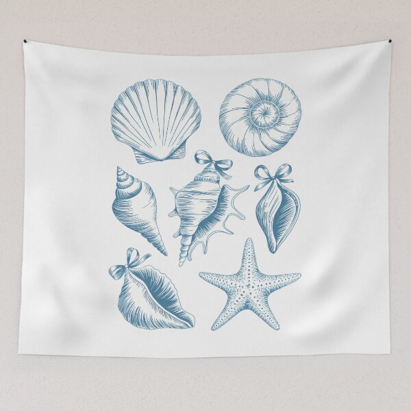 Item preview, Seashell Coquette Bow Hawaii Beach Summer Vacation Family designed and sold by PunkNation-Arts.
