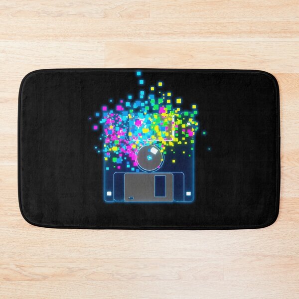 Item preview, Digital Decay: Neon Floppy Glitch designed and sold by powersunlight.
