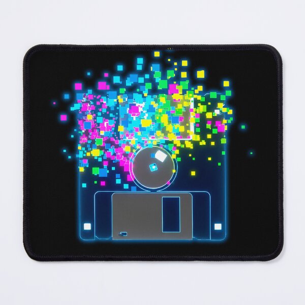 Item preview, Digital Decay: Neon Floppy Glitch designed and sold by powersunlight.