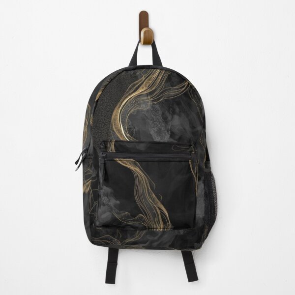 Item preview, Golden Veins on Black – Luxury Marble Design designed and sold by KI-Kunstwerk.