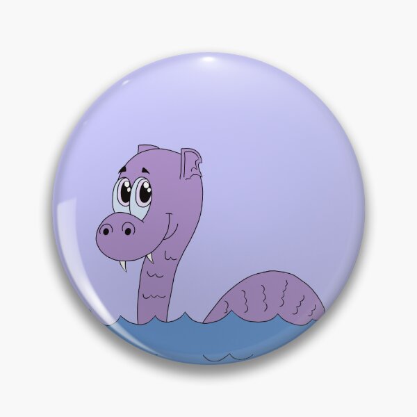 Item preview, Purple Kawaii Creature Loch Ness Monster designed and sold by CozyCritters8.
