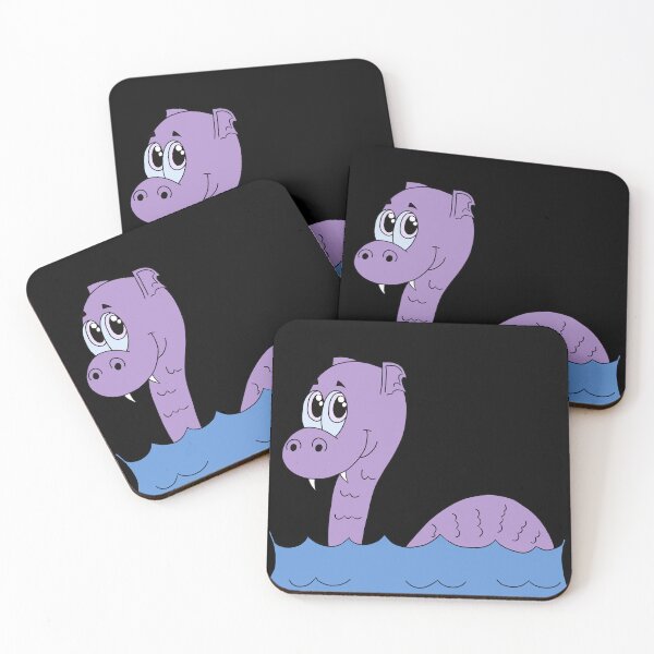 Item preview, Purple Kawaii Creature Loch Ness Monster designed and sold by CozyCritters8.