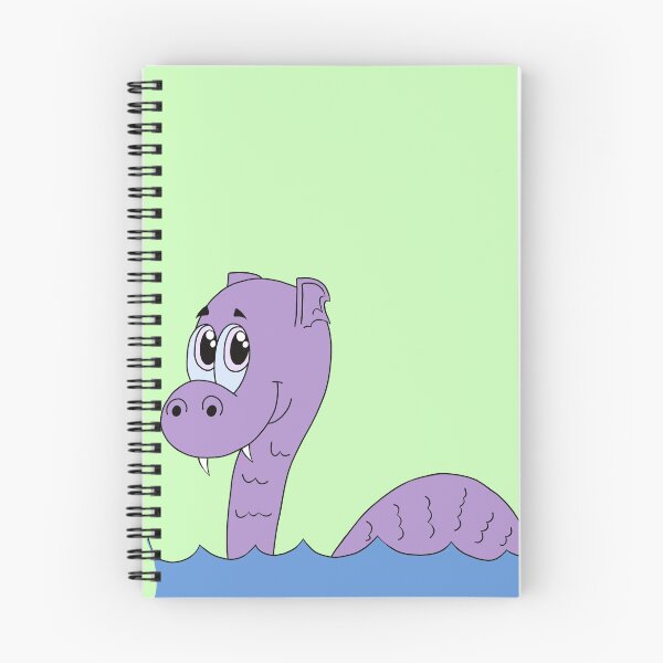 Item preview, Purple Kawaii Creature Loch Ness Monster designed and sold by CozyCritters8.