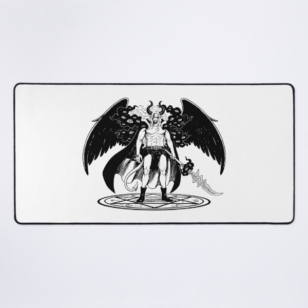 Item preview, Dark Winged Warrior King in Black Ink designed and sold by InkStation24.