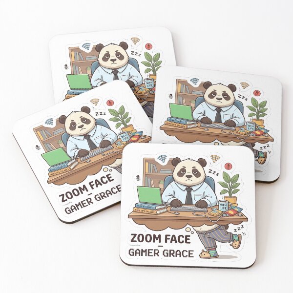 Item preview, The Real WFH Life Panda designed and sold by TheLazyVibe.