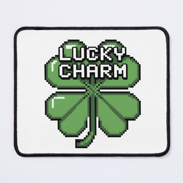 Item preview, Pixel Art Four Leaf Clover with Heart Leaflet designed and sold by Bloomkept.