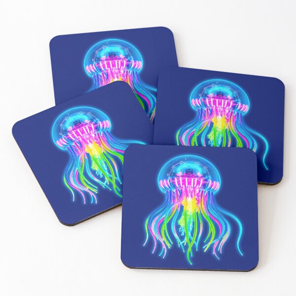 Item preview, Cybernetic Jellyfish Nexus - Deep Data Current Art designed and sold by powersunlight.