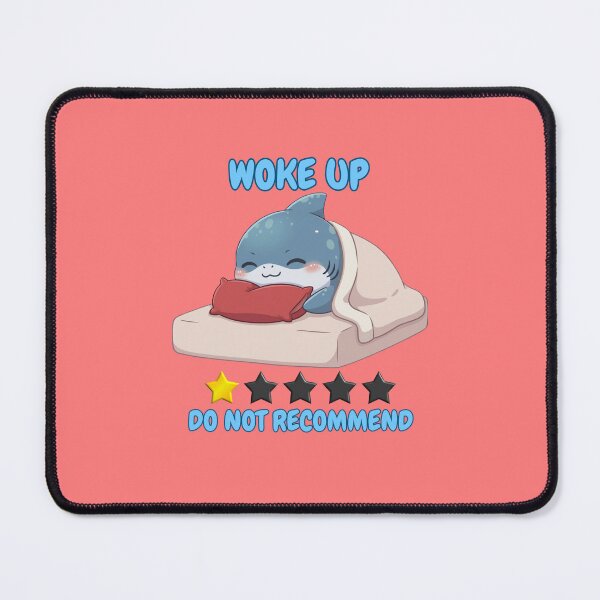 Item preview, Woke Up Do Not Recommend Chibi Shark designed and sold by Nature's Chibis.