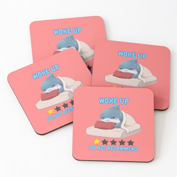 Item preview, ​Woke Up Do Not Recommend Chibi Shark designed and sold by Nature's Chibis.