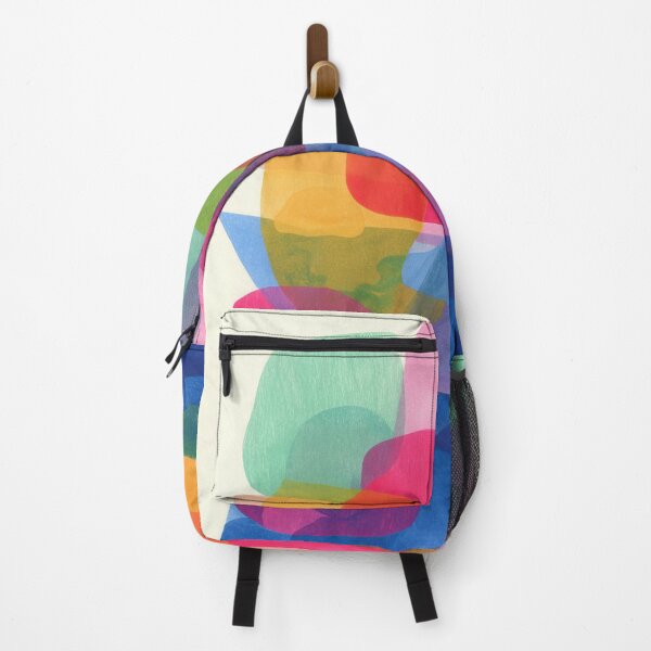 Item preview, Colorful Abstract Shapes Soft Overlap Composition designed and sold by trajeado14.