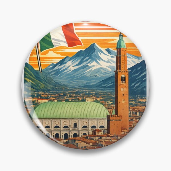 Item preview, Italy Vicenza - Retro Art designed and sold by erkinmaddison.