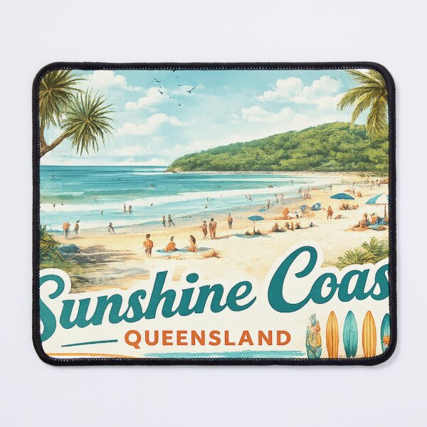 Item preview, Australia Sunshine Coast - Beach Art designed and sold by erkinmaddison.