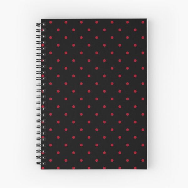 Item preview, Red Small Polka Dots On Black designed and sold by POLKAIWERX.