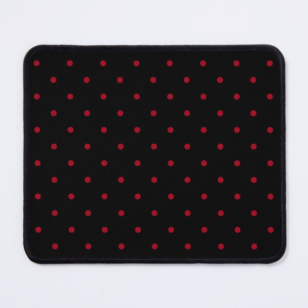 Item preview, Red Small Polka Dots On Black designed and sold by POLKAIWERX.