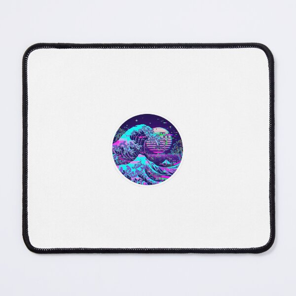 Item preview, Neon Vaporwave Wave Aesthetic Design designed and sold by Venti waves.