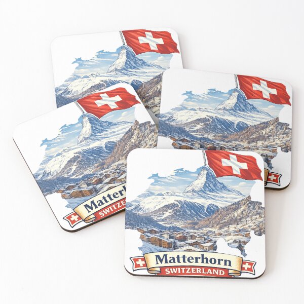 Item preview, Matterhorn Switzerland - Retro Art designed and sold by erkinmaddison.