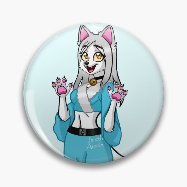 Item preview, Isa the White Dog Demon designed and sold by Dafu Arts.