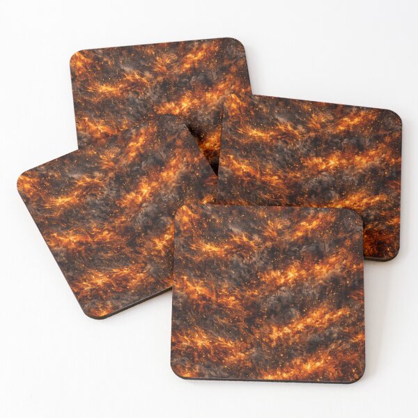 Item preview, Fiery Supernova – Abstract Lava & Smoke Pattern designed and sold by KI-Kunstwerk.