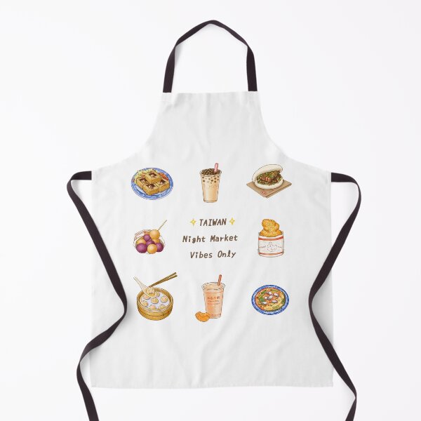 Item preview, Taiwan Night Market Vibes 台灣夜市小吃 - Bubble Tea, Gua Bao, Stinky Tofu (Hand-Drawn Foodie Sticker Pack) designed and sold by Rose Chiu.