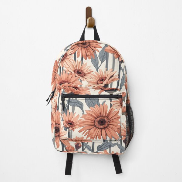 Item preview, Pink Peach Orange Gerber Daisy Flower Design designed and sold by burbankdesigns.