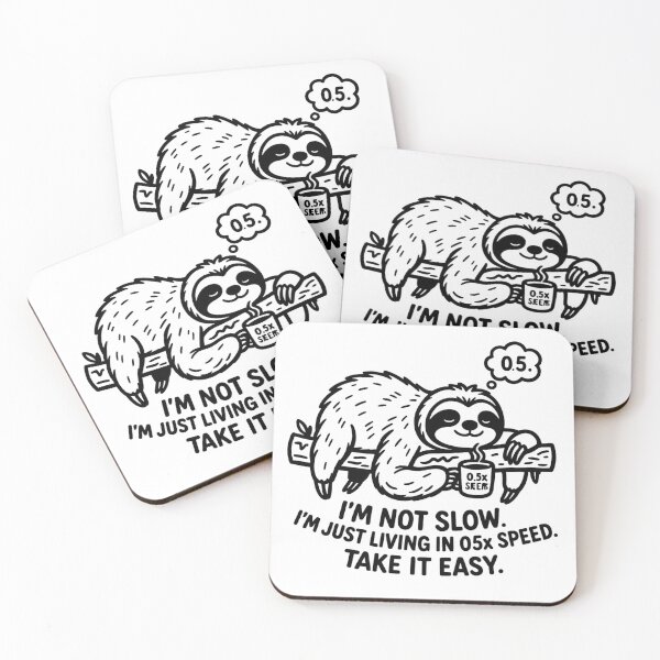Item preview, [Sketch Art] Slow Life Sloth - Living in 0.5x Speed designed and sold by TheLazyVibe.