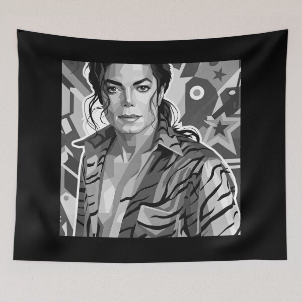 Item preview, Michael Jackson grayscale  designed and sold by Japanese art.