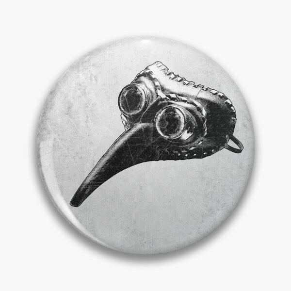 Item preview, Plague Doctor's Mask - Gothic Medieval Black and White Design designed and sold by Ghoul Enterprises.