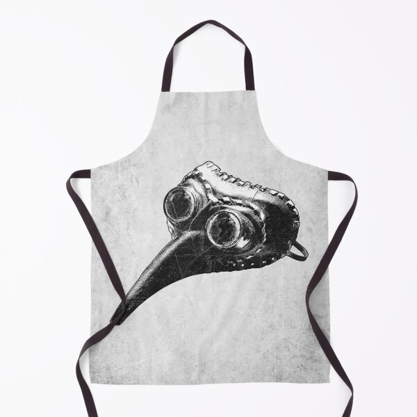 Item preview, Plague Doctor's Mask - Gothic Medieval Black and White Design designed and sold by Ghoul Enterprises.