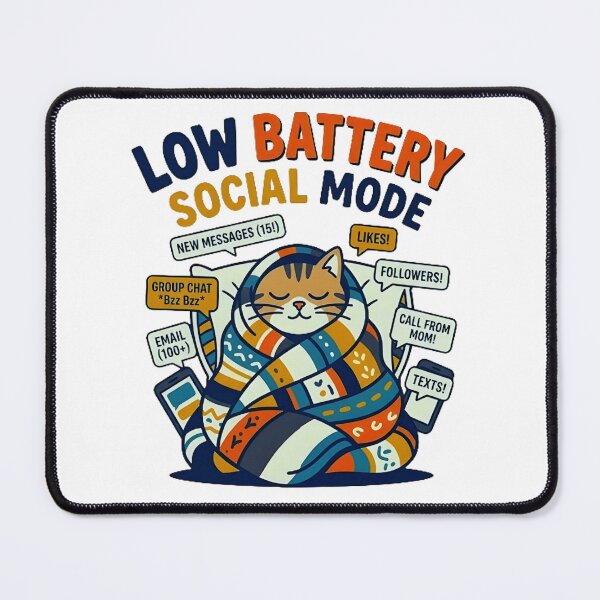 Item preview, Funny Introvert Cat Shirt Socially Selective Mood designed and sold by ManikRaja.