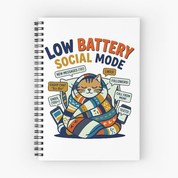 Item preview, Funny Introvert Cat Shirt Socially Selective Mood designed and sold by ManikRaja.