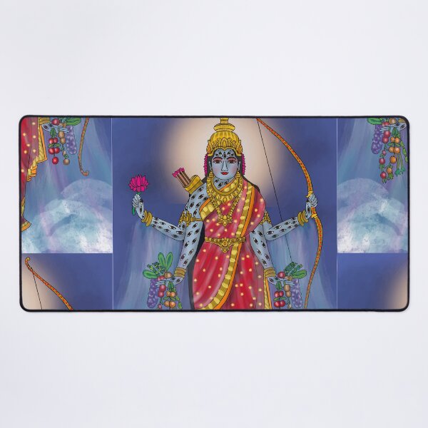 Item preview, Goddess Shakambhari Divine Design – Hindu Nourishing Goddess Art designed and sold by Harshit_Digital_Arts.