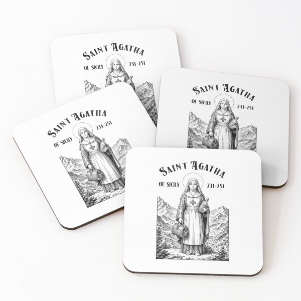 Item preview, Nurse Patron Saint Agatha Vintage Nursing School Nurses designed and sold by GrandeDuc.