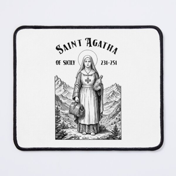 Item preview, Nurse Patron Saint Agatha Vintage Nursing School Nurses designed and sold by GrandeDuc.