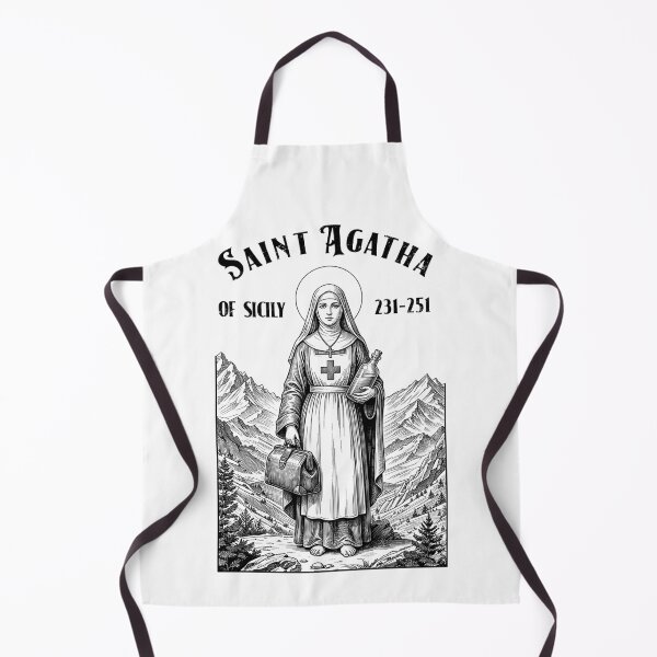 Item preview, Nurse Patron Saint Agatha Vintage Nursing School Nurses designed and sold by GrandeDuc.