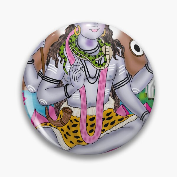 Item preview, Mahadev Shiva Divine Design – Cosmic Hindu God Spiritual Artwork designed and sold by Harshit_Digital_Arts.
