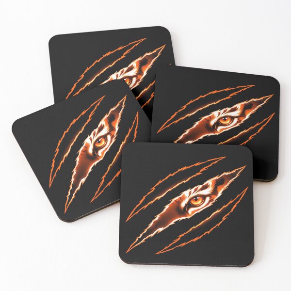 Item preview, Tiger Slash Marks designed and sold by Stickersdevelop.
