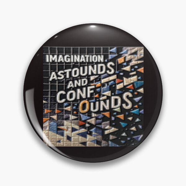 Item preview, imagination astounds ab diffuse colorful typographic abstract designed and sold by SmashingDeals.