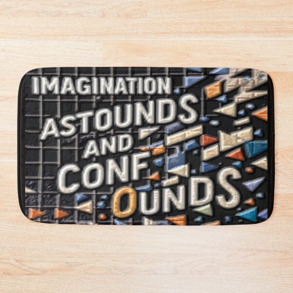 Item preview, imagination astounds ab diffuse colorful typographic abstract designed and sold by SmashingDeals.