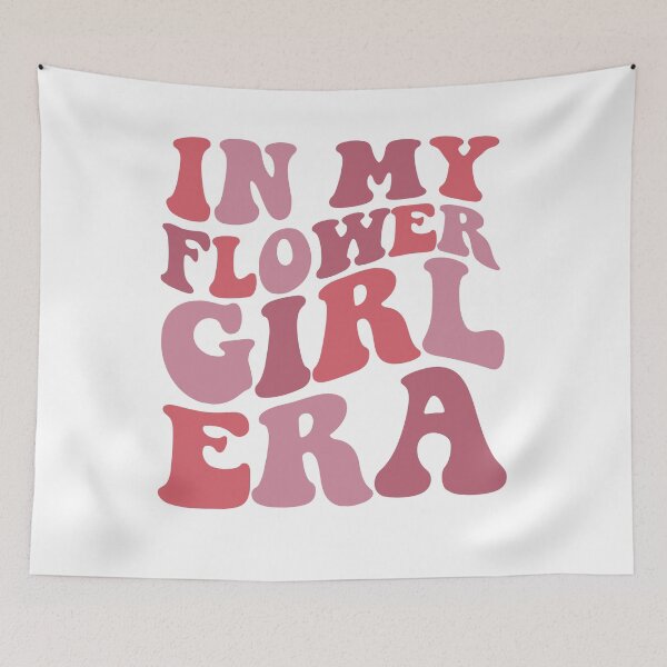 Item preview, Funny Cute in My Flower Girl Era Retro Groovy Flower designed and sold by MdEchoSTS.